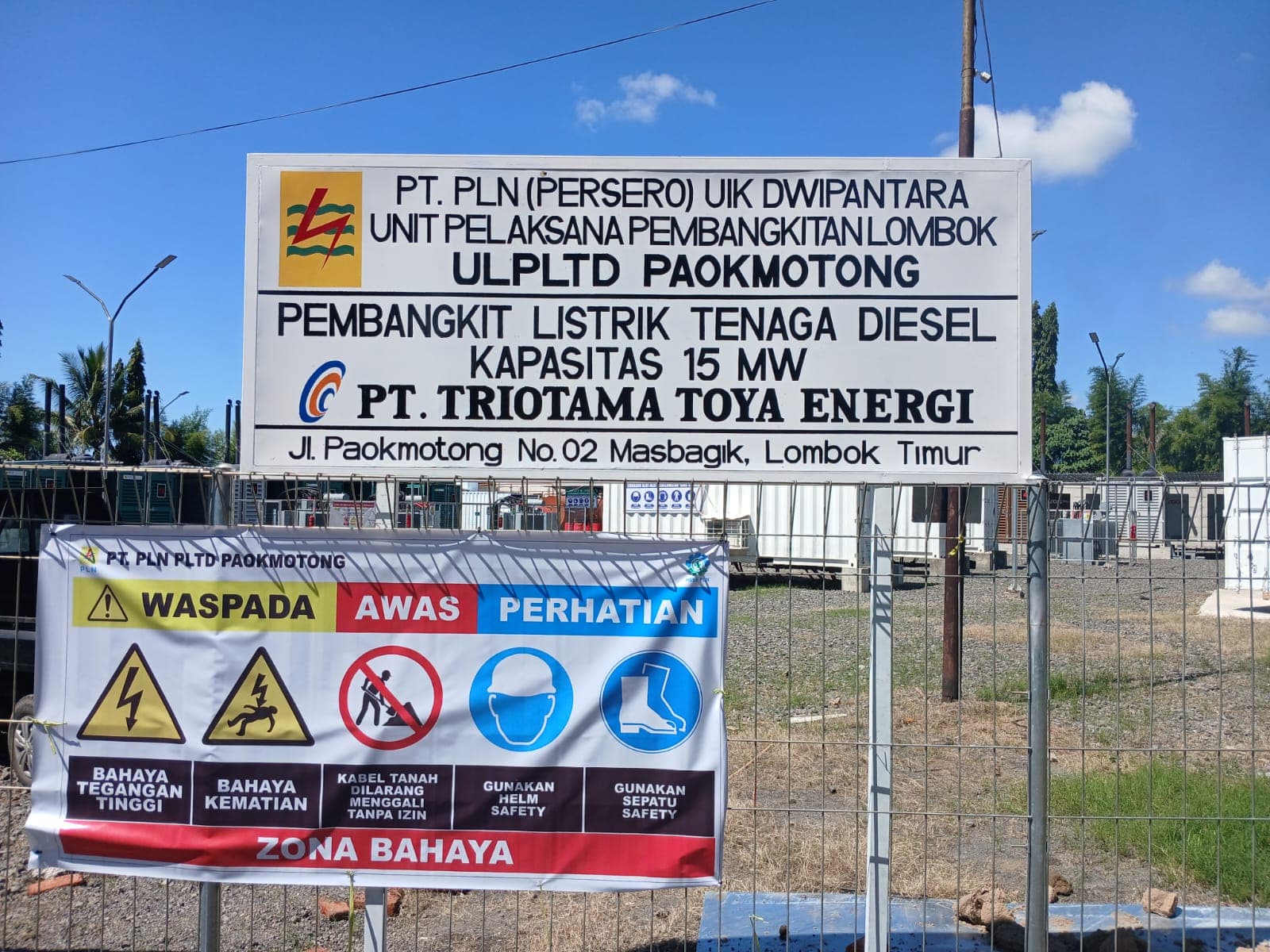 PLTD Paok Motong — Lombok